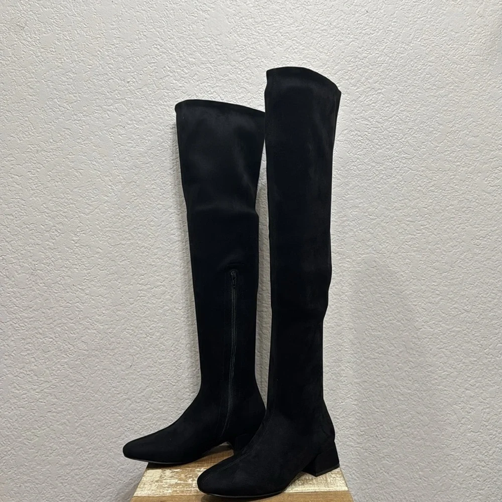 Jeffrey Campbell Allured Over The Knee Sock Boot Size 7